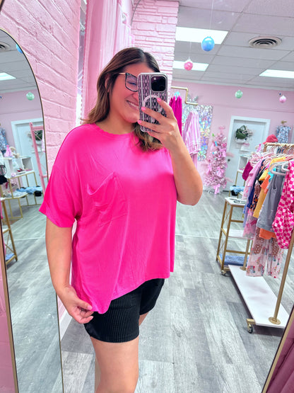 The Everyday Ribbed Pocket Tee