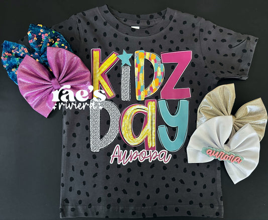 Kidz Day Poppy Tee