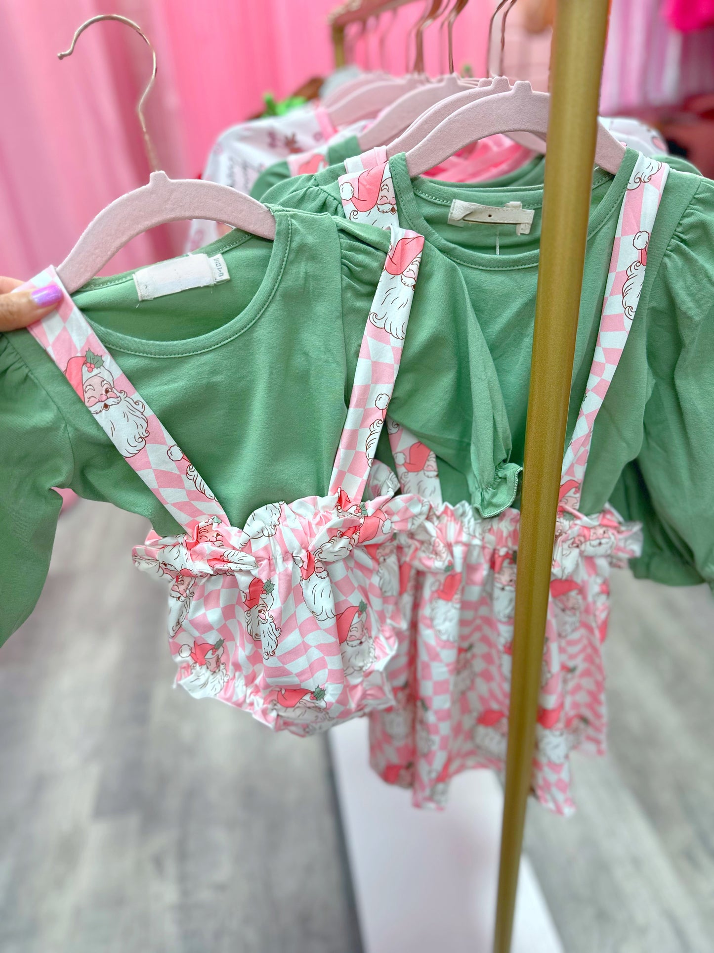 Sweet Santa Skirtall Set