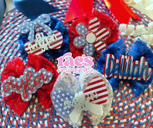 Stars + Stripes Hair Clip Collection