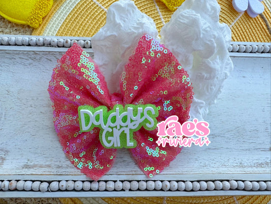 Daddy's Girl Hair Clip