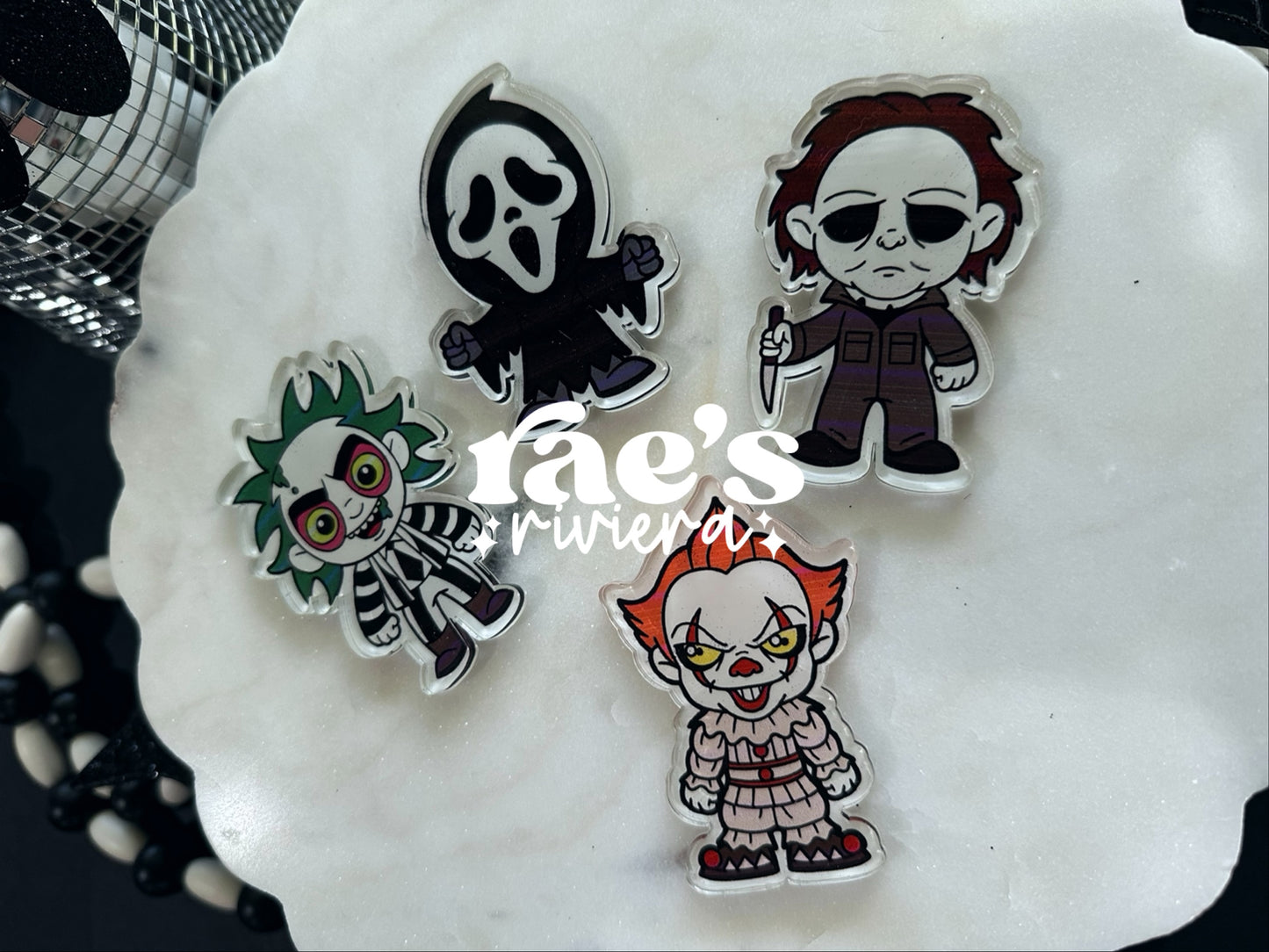 The Killers Hair Clips/Keychains/Bag/Basket Tags