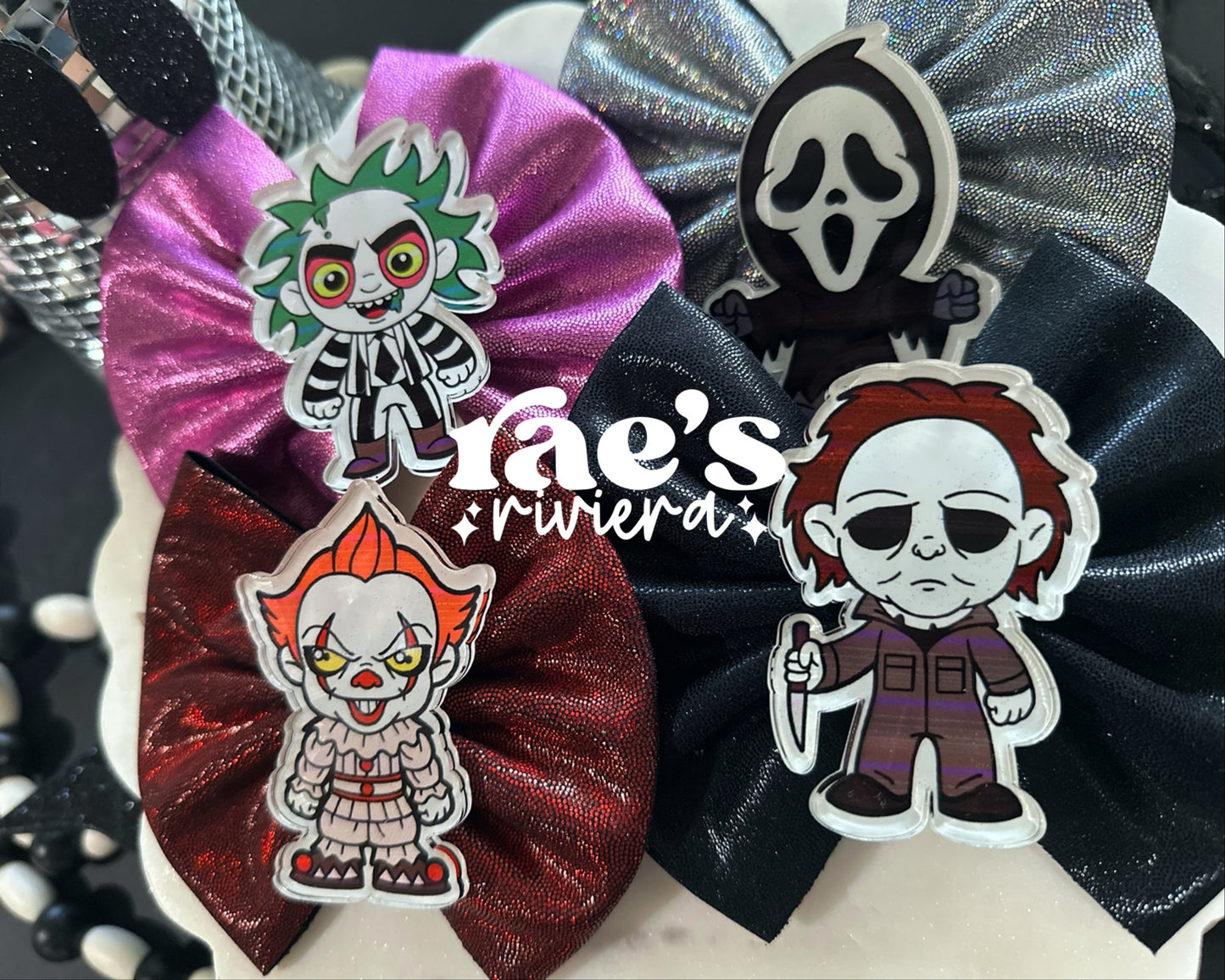 The Killers Hair Clips/Keychains/Bag/Basket Tags