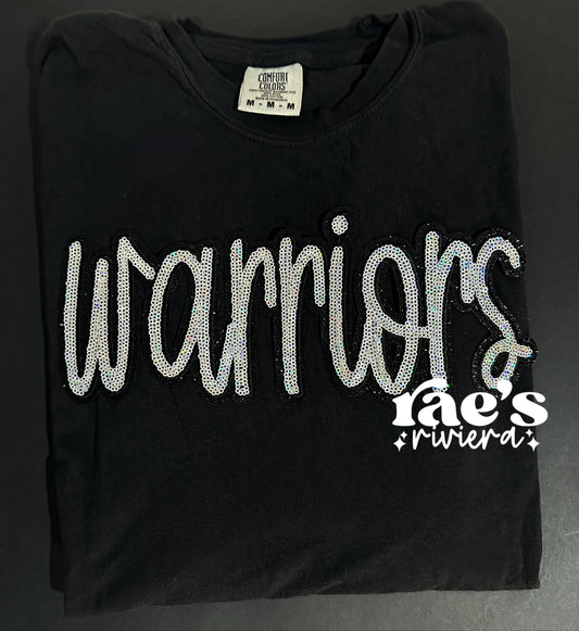 Warriors Sequins Tee