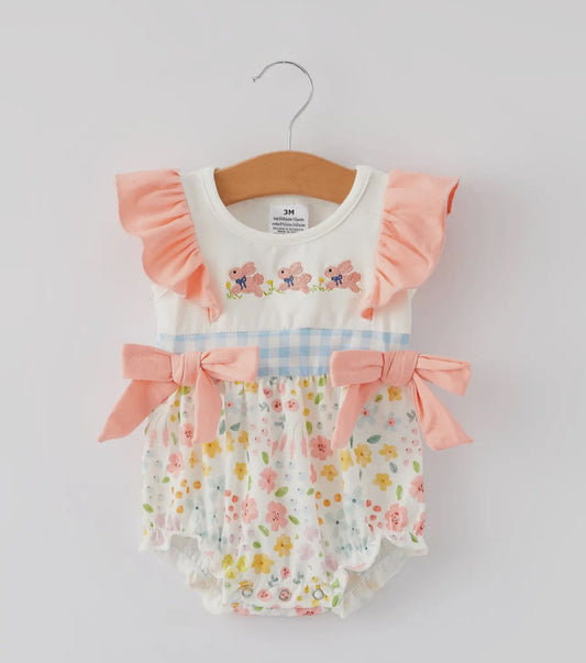 Bunny Smocked Romper