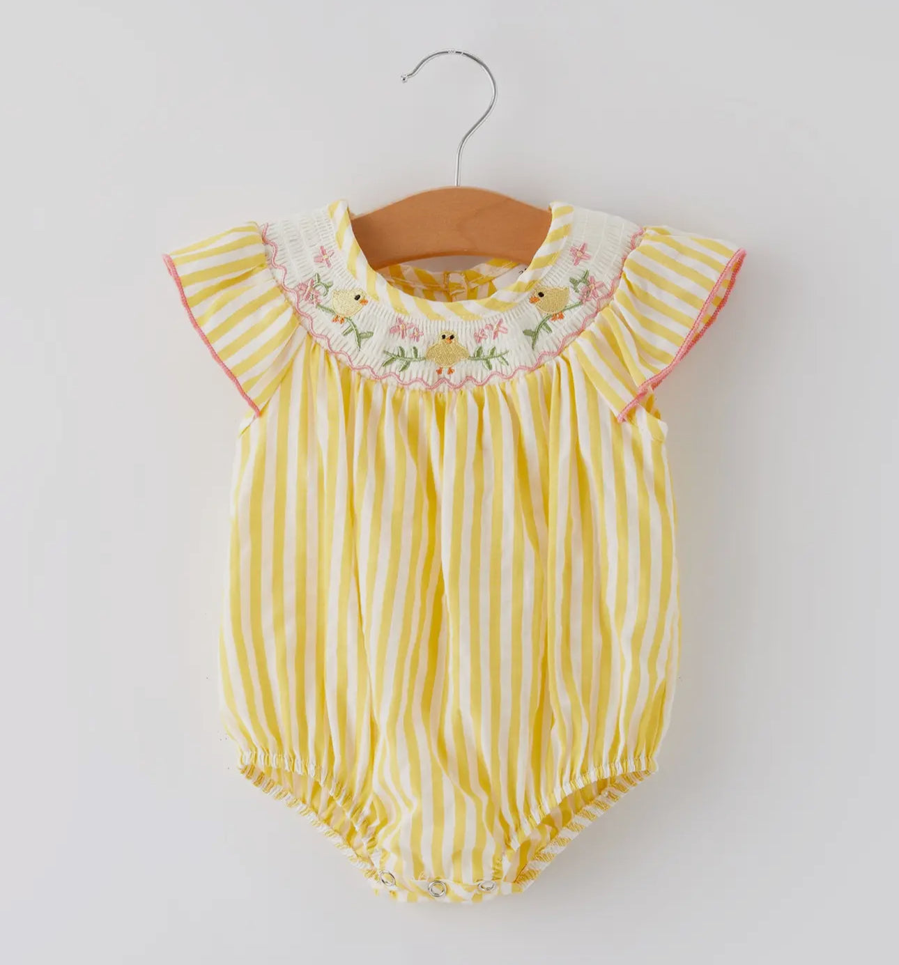 Girls Smocked Chic Romper