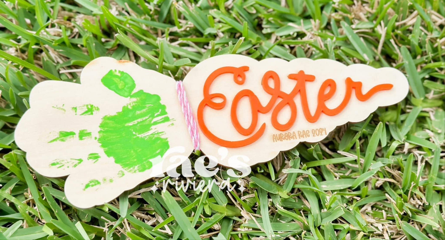 Handprint Carrot Keepsake