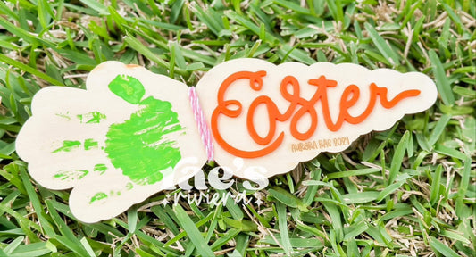 Handprint Carrot Keepsake