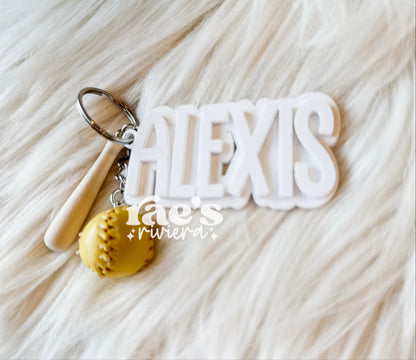 Softball/Baseball Bag Tag