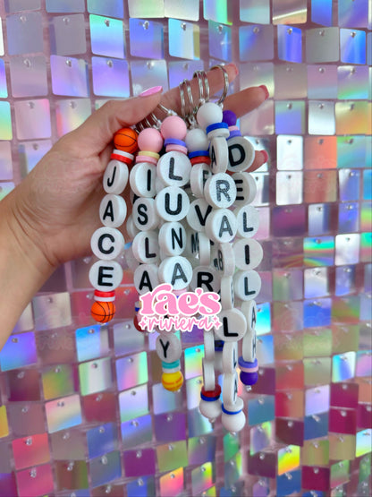 Jumbo Beaded Bag Tags