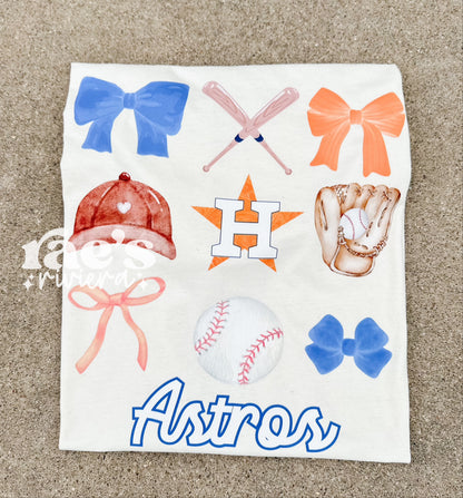 RR Astros OG Bow Tee