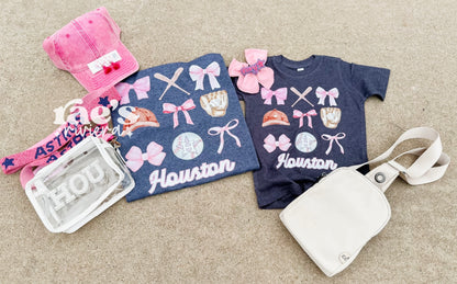 RR Astros Pink Bow Tee