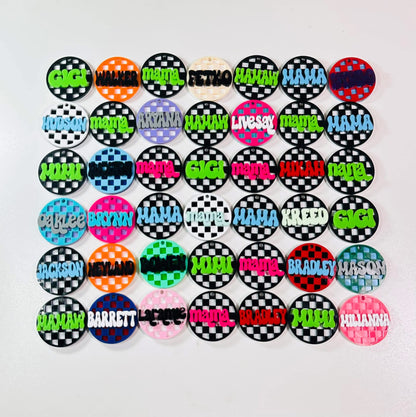 Checkered Bag Tag
