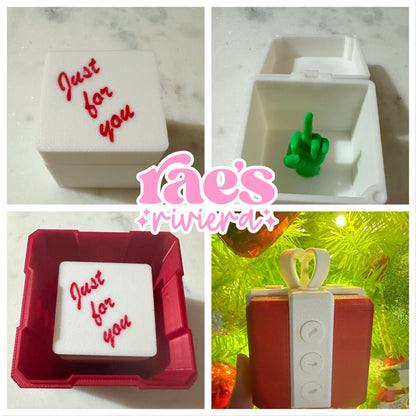 Annoying Gift Box- Just For You Middle Finger