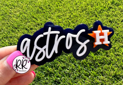 Astros Hair Clip