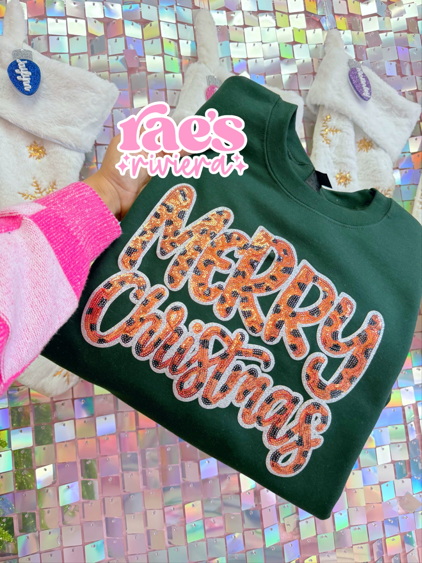 Holiday Sequins Crews/CC Tees
