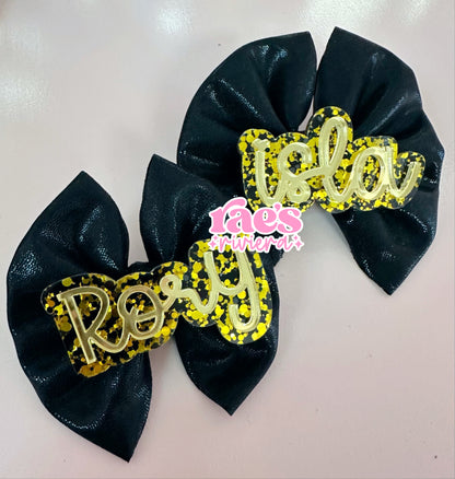 Midnight Moment Name Hair Clip Collection