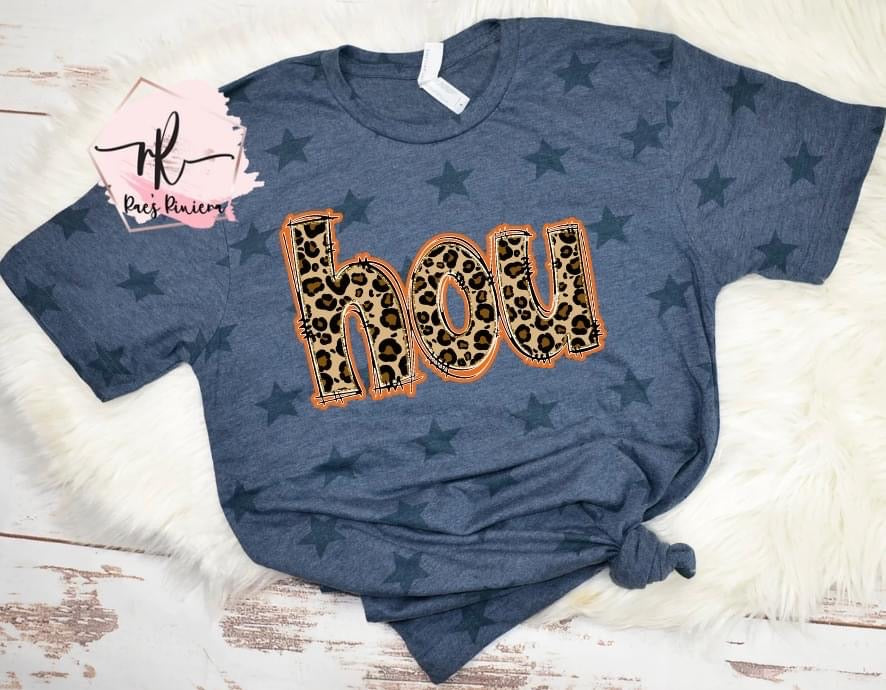 HOU Leopard Tee