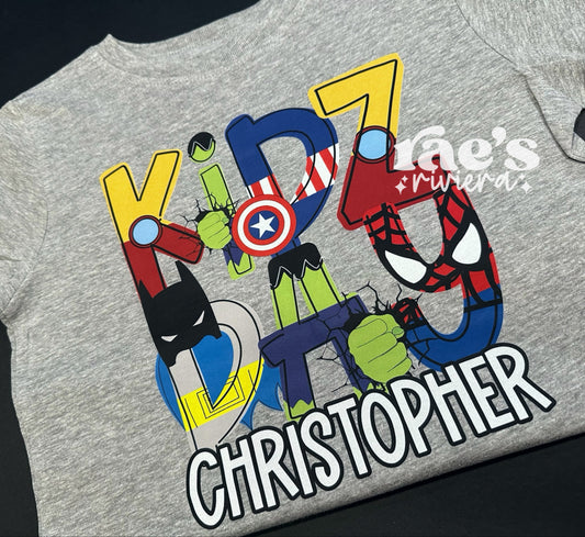 Kidz Day Superhero Tee