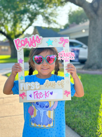 First Day Feels Interchangeable Sign