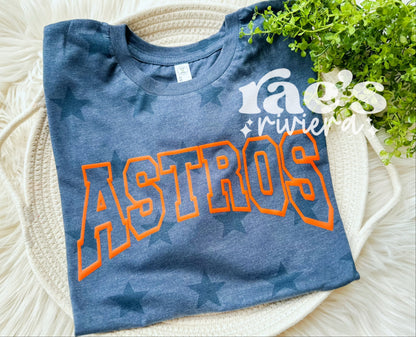 Astros Puff Tee