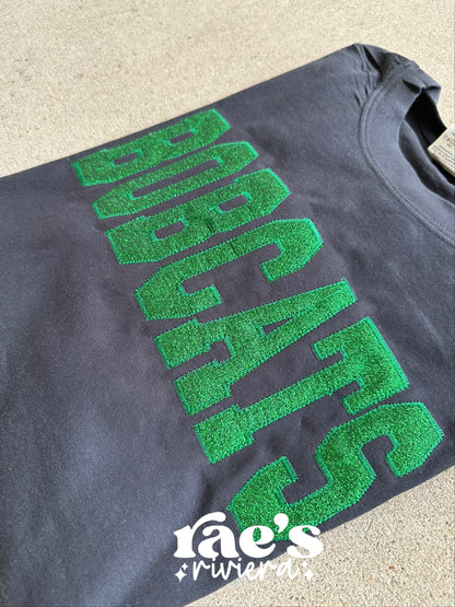 Team Glitter Embroidered Sweatshirt