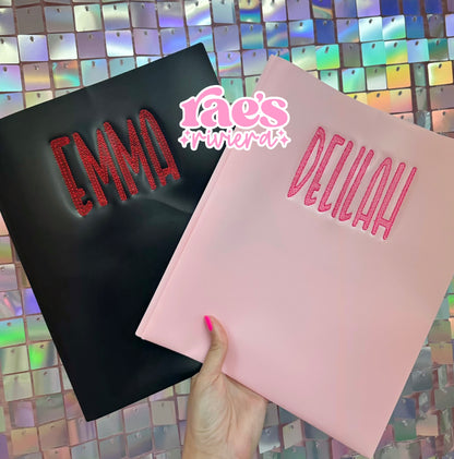 WS Embroidered Folders Primary