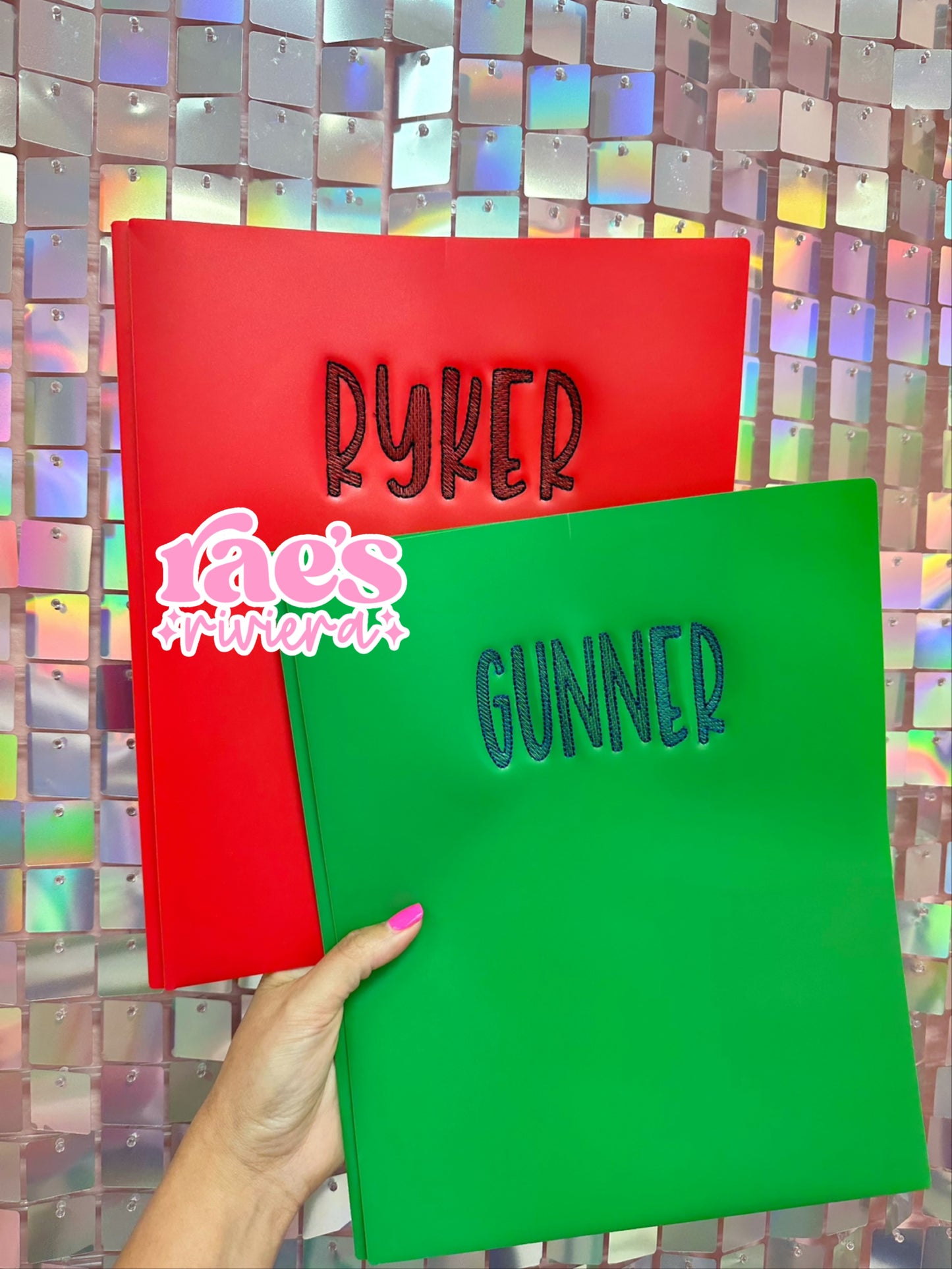 WS Embroidered Folders Primary