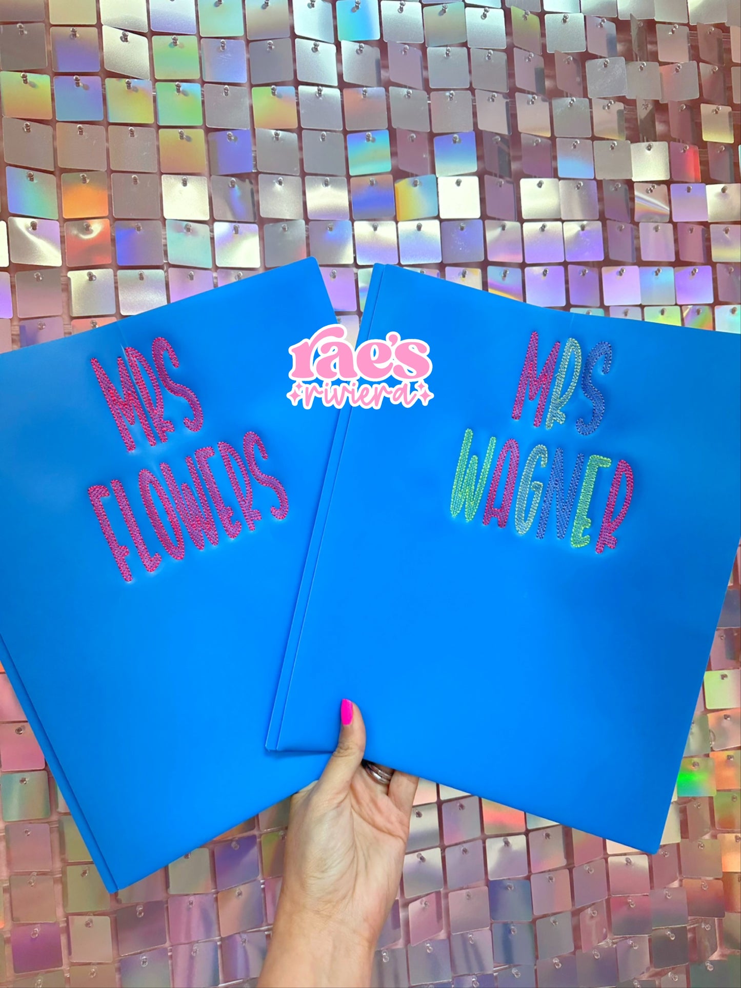 WS Embroidered Folders Primary
