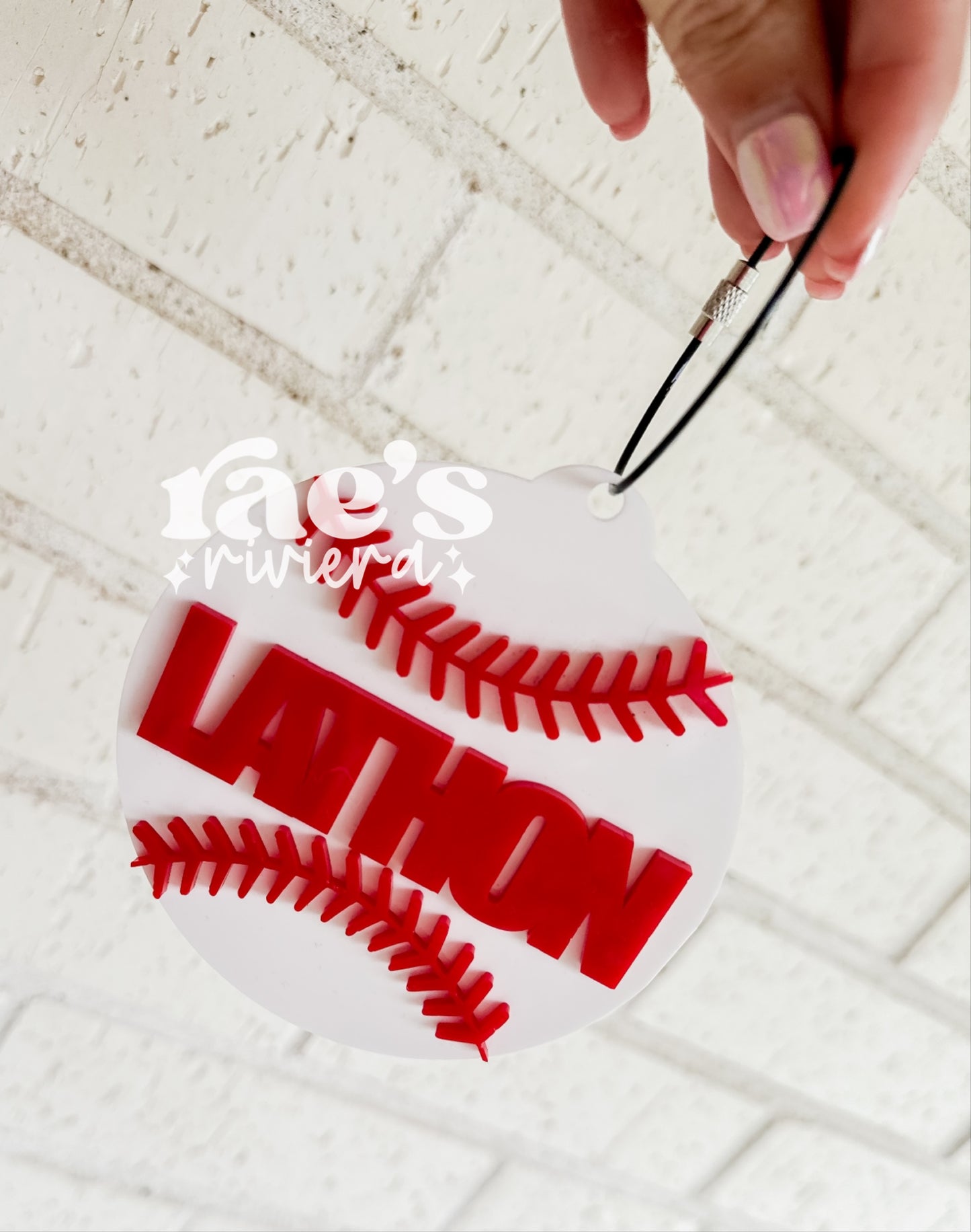 Baseball/Softball Bag Tag