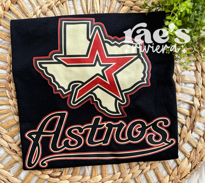 Unisex Retro Astros Tee