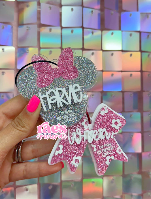 WS Custom Shape NFC Keychain/Bag Tag