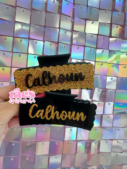 Personalized Claw Clips