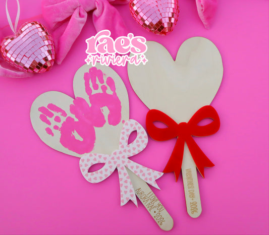Sweetheart Society Lollipop Handprint Keepsake