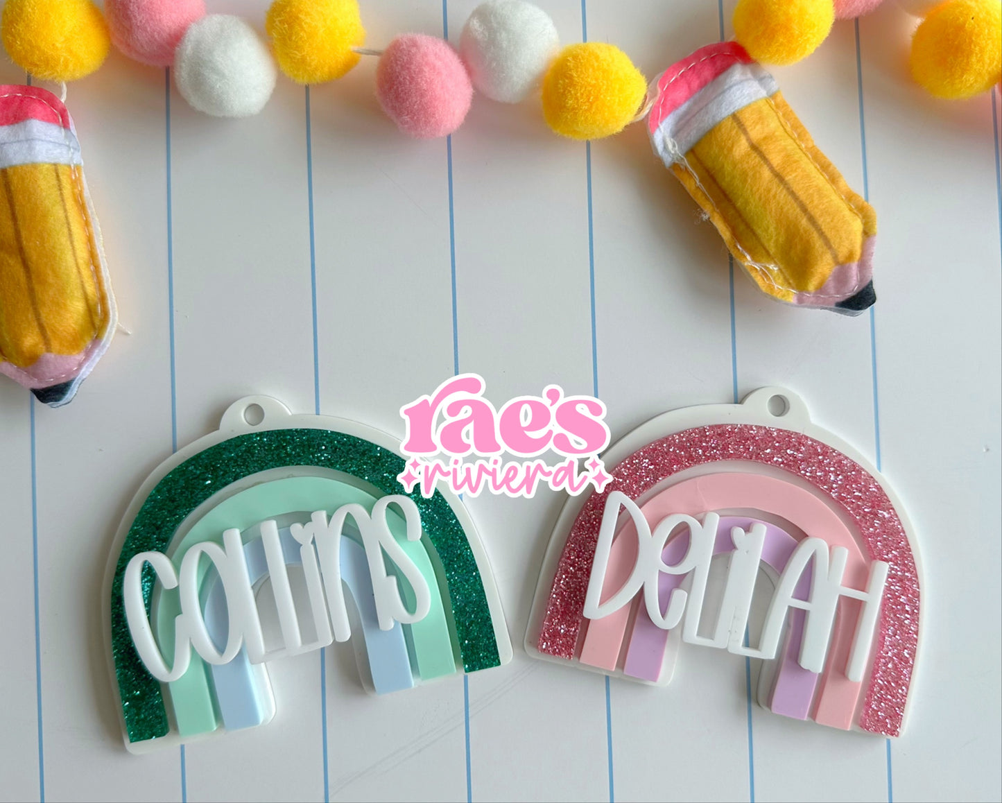 Over Rainbow Bag Tag/Keychain