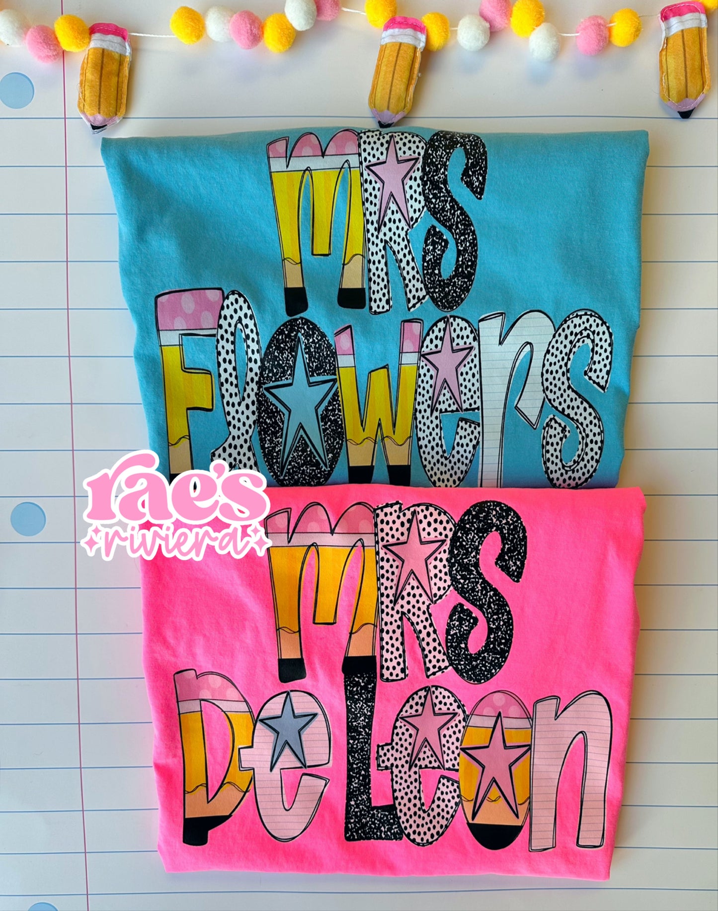 New Teacher All Doodle Tee