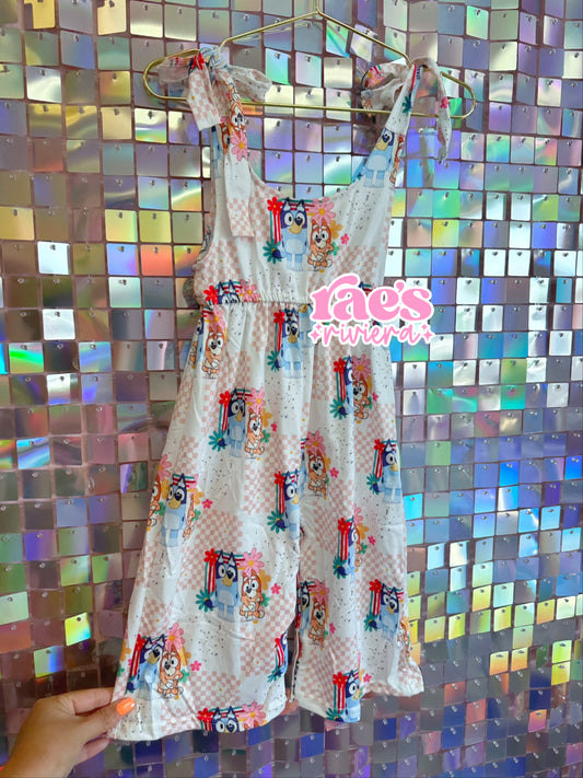Fave Blue Dog Romper