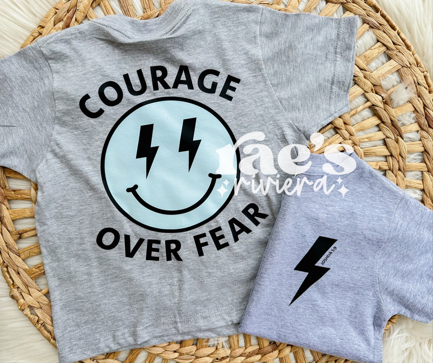 Courage Over Fear Kids Tee