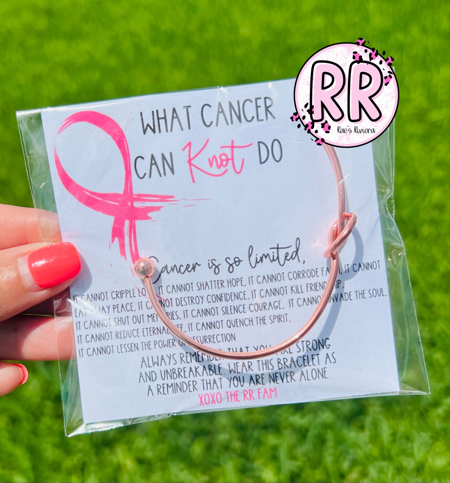 Cancer Knot Bracelet