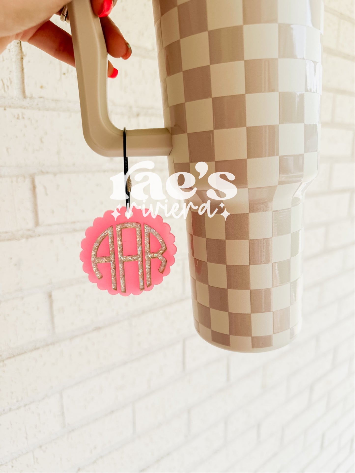 Monogram Bag/Cup Tags