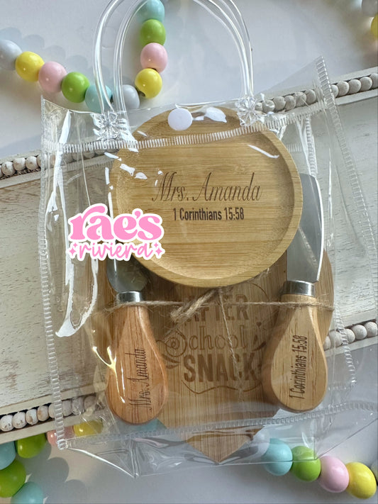 Mini Charcuterie Heart Set + Topper Bundle