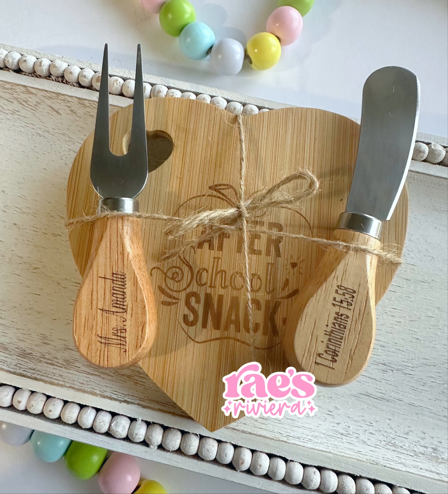Mini Charcuterie Heart Set + Topper Bundle