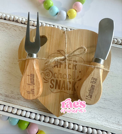 Mini Charcuterie Heart Set + Topper Bundle