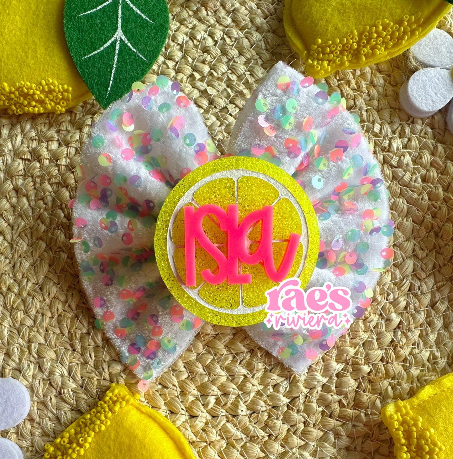 Lemon Slice Hair Clip