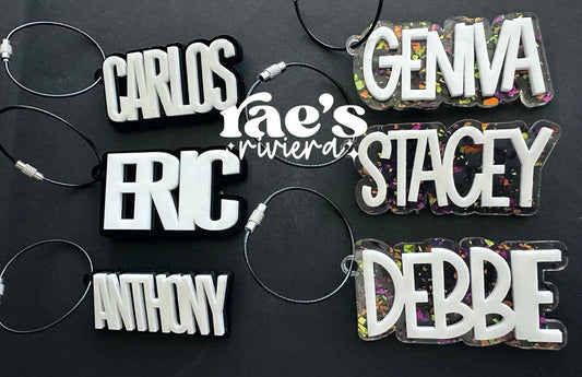 Acrylic Keychains/Tags