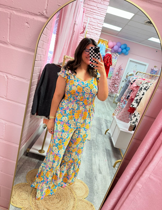 Perfect Floral Pant Romper