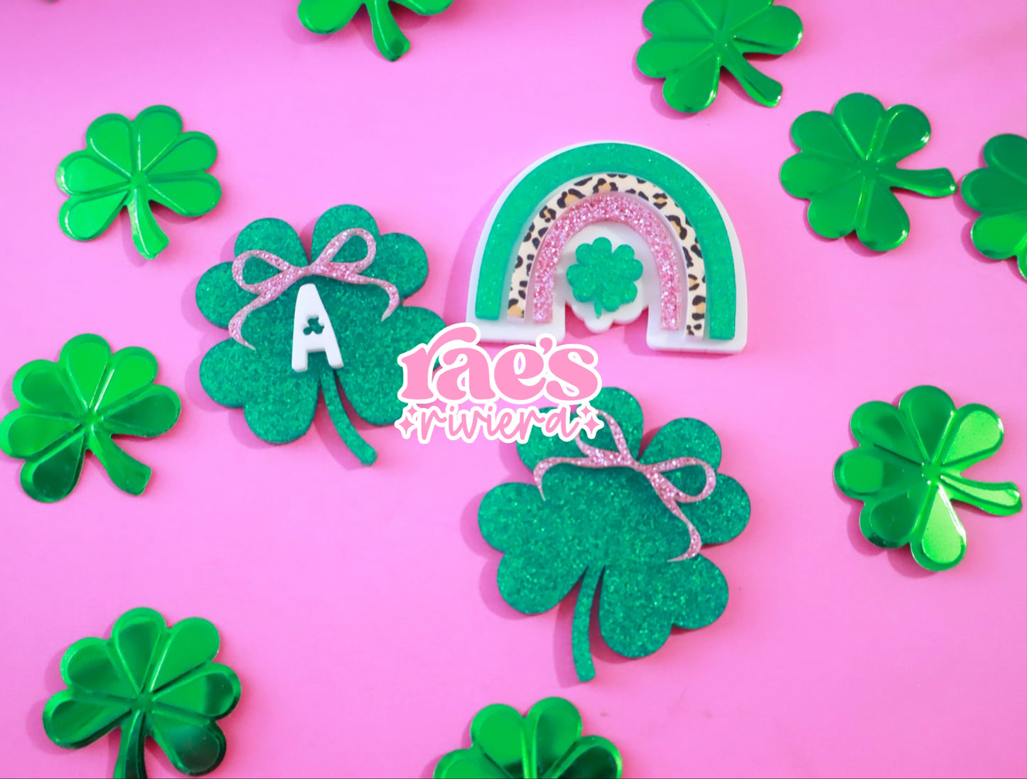 Lucky + Loved Hair Clips