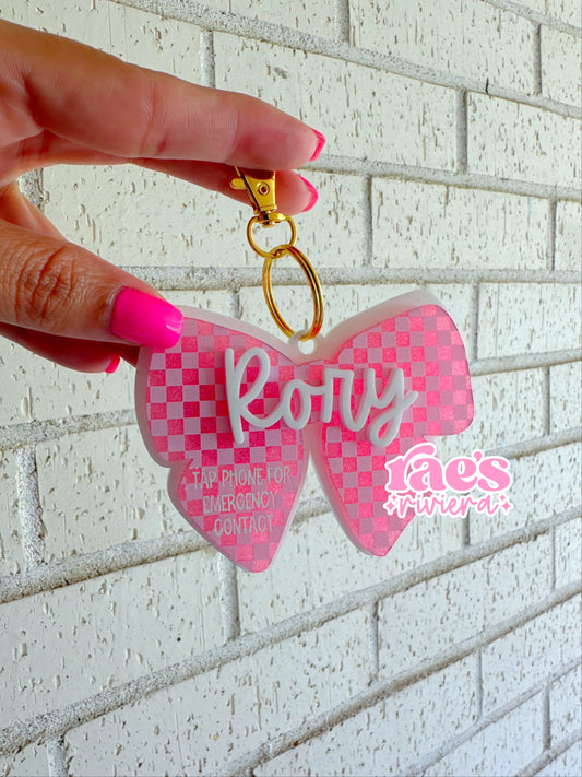 Rory's Checkered NFC Bag Tag