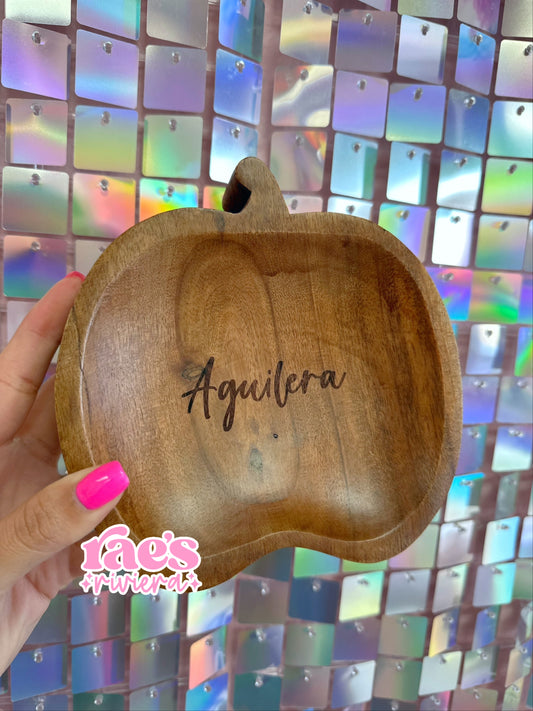 Engraved Decorative Pumpkin Tray