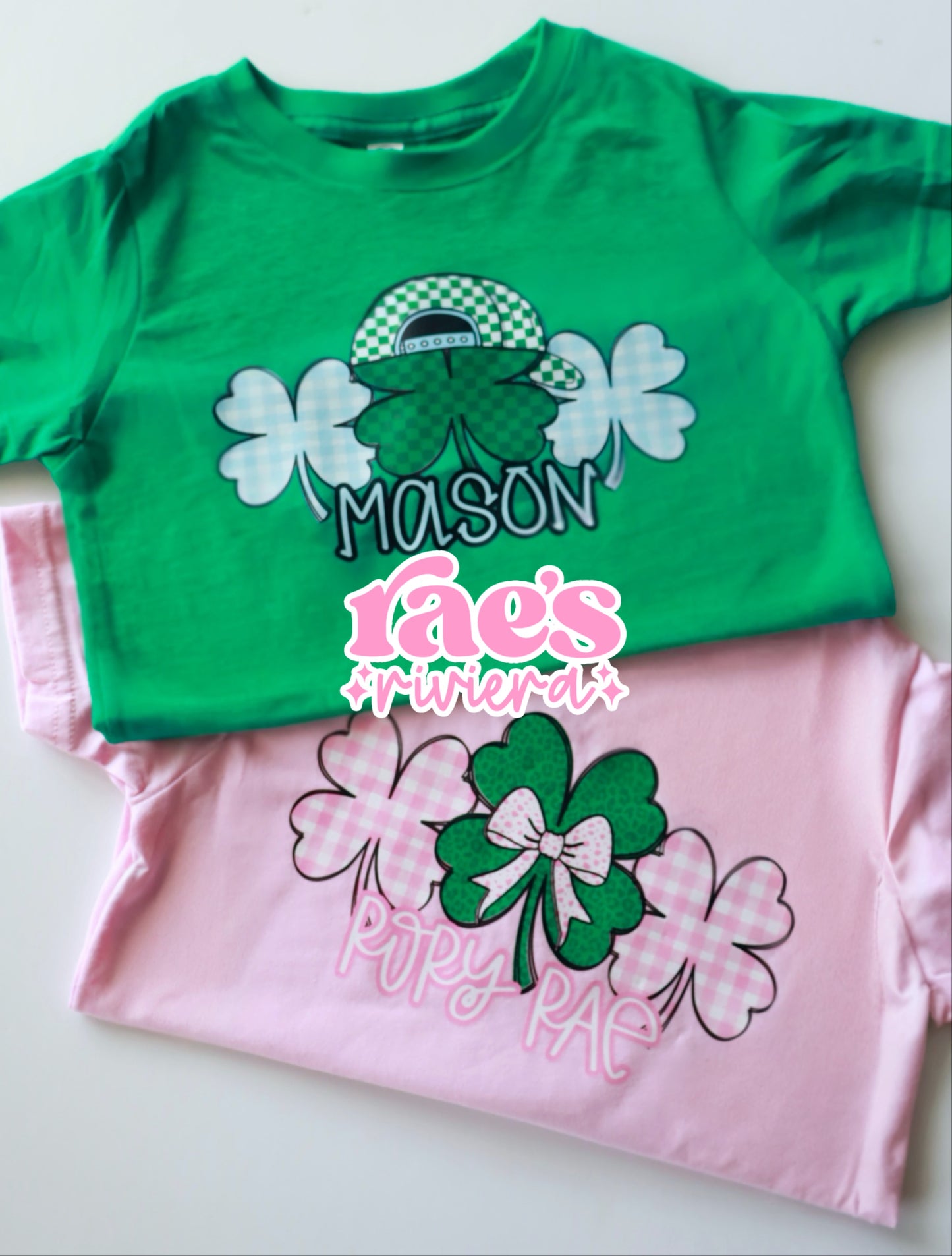 Gingham Luck Tee